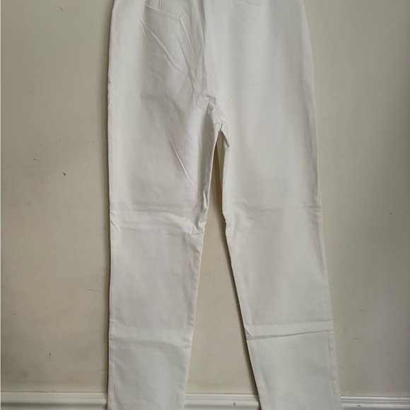 J CREW Sailor slim  PANTS in white SIZE  6. cotton NEW - Picture 4 of 5